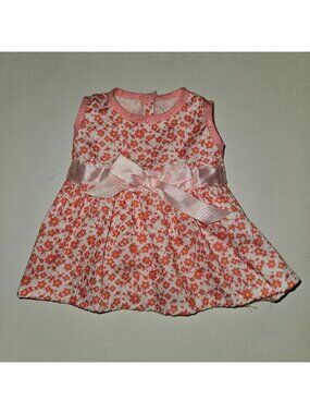 Polyfect Toys Dress Doll Clothes Pink Coral White Yellow Floral Print